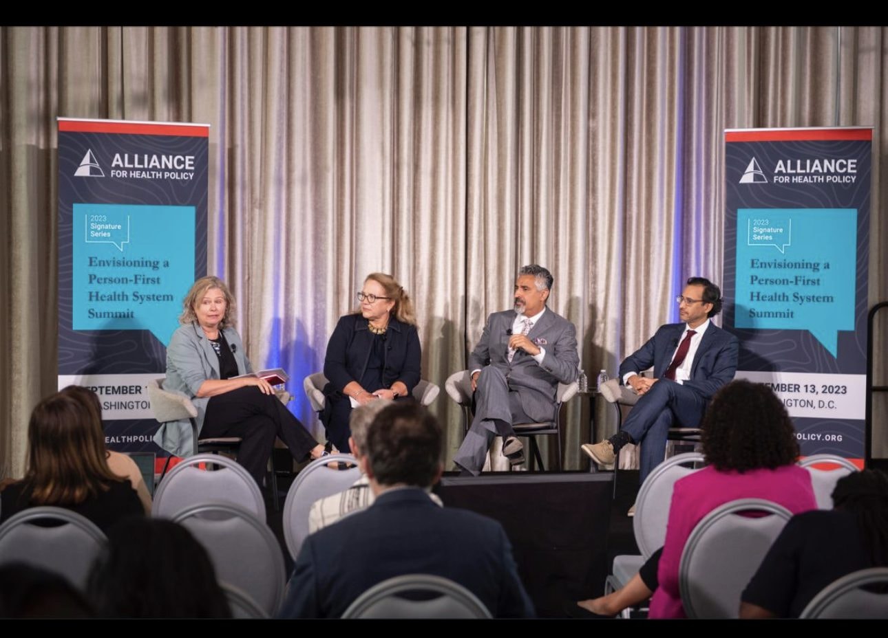 Panel discussion at the Alliance for Health Policy summit