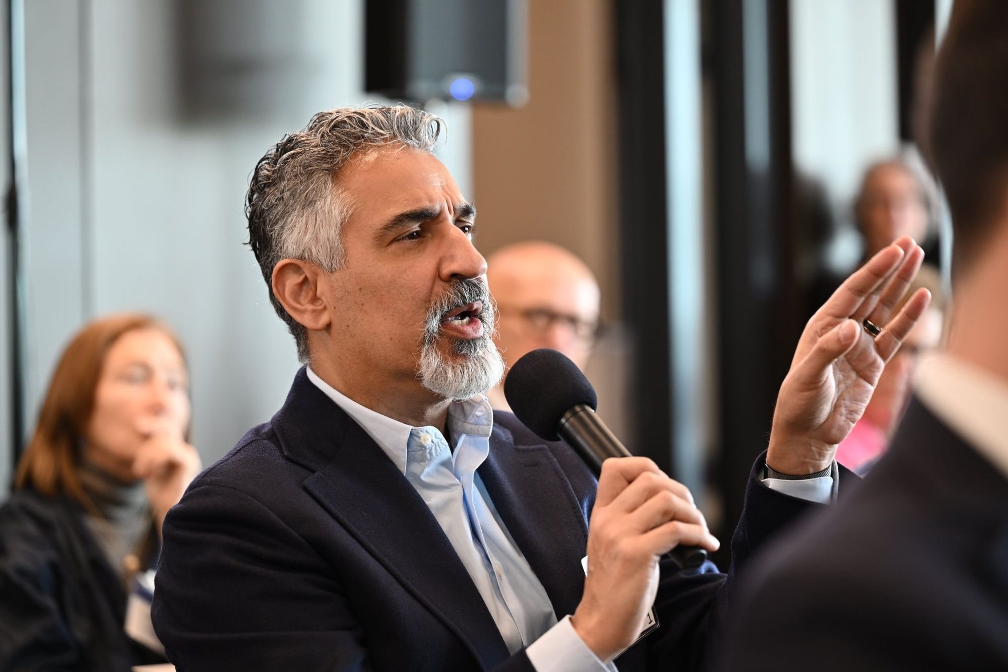 Atul Grover speaking at a health policy convening